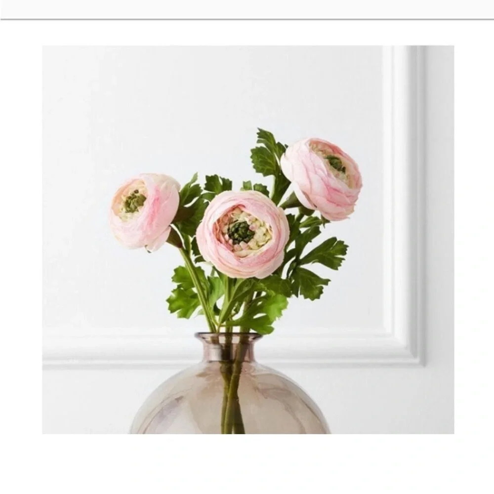 Z Gallerie Exquisite Ranunculus Stems The Epitome of Romantic Elegance set of 9